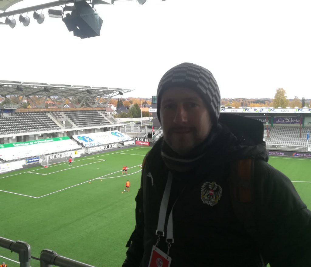 Sportpsychologe Mario Schuster im Stadion