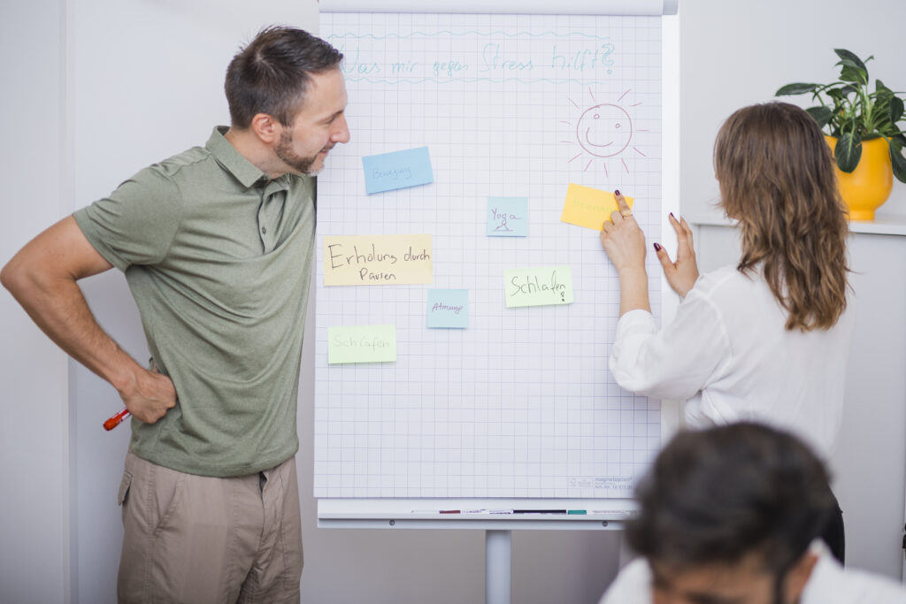Mario Schuster moderiert Workshop